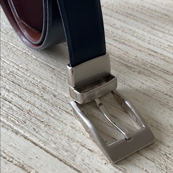 Men’s Reversible Leather Dress Belt - Picture 2 of 4